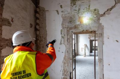 VISITA CANTIERE CASTELLO POGGIO RENATICO