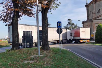 INCIDENTE SCONTRO CAMION ARGENTA