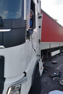 INCIDENTE SCONTRO CAMION ARGENTA