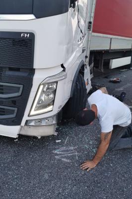 INCIDENTE SCONTRO CAMION ARGENTA