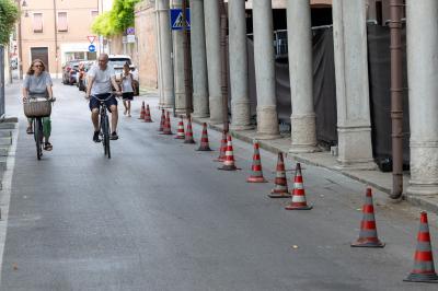 PIAZZA ARIOSTEA DOPO IL FERRARA SUMMER FESTIVAL