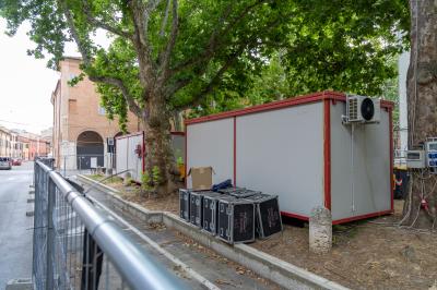 PIAZZA ARIOSTEA DOPO IL FERRARA SUMMER FESTIVAL