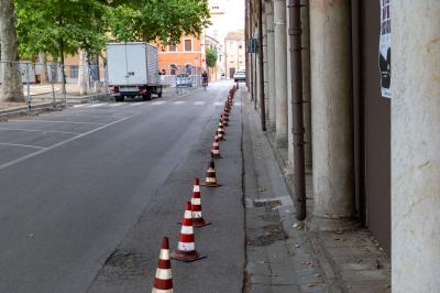 PIAZZA ARIOSTEA DOPO IL FERRARA SUMMER FESTIVAL