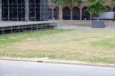 PIAZZA ARIOSTEA DOPO IL FERRARA SUMMER FESTIVAL