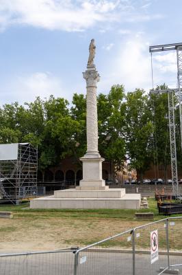 PIAZZA ARIOSTEA DOPO IL FERRARA SUMMER FESTIVAL