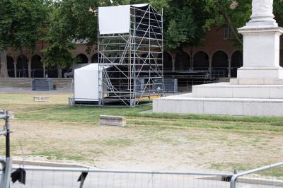 PIAZZA ARIOSTEA DOPO IL FERRARA SUMMER FESTIVAL