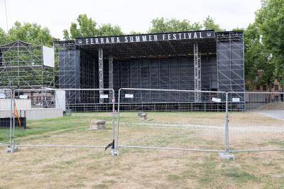 PIAZZA ARIOSTEA DOPO IL FERRARA SUMMER FESTIVAL