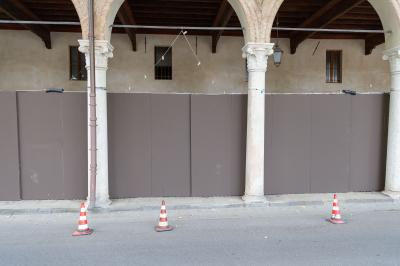 PIAZZA ARIOSTEA DOPO IL FERRARA SUMMER FESTIVAL