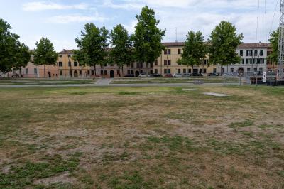 PIAZZA ARIOSTEA DOPO IL FERRARA SUMMER FESTIVAL