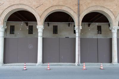 PIAZZA ARIOSTEA DOPO IL FERRARA SUMMER FESTIVAL