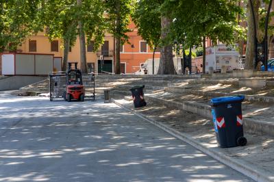 PIAZZA ARIOSTEA DOPO IL FERRARA SUMMER FESTIVAL