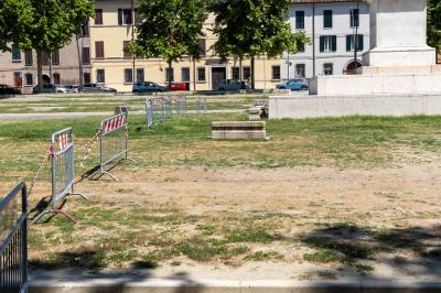 PIAZZA ARIOSTEA DOPO IL FERRARA SUMMER FESTIVAL