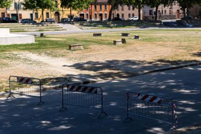 PIAZZA ARIOSTEA DOPO IL FERRARA SUMMER FESTIVAL
