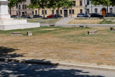 PIAZZA ARIOSTEA DOPO IL FERRARA SUMMER FESTIVAL