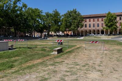 PIAZZA ARIOSTEA DOPO IL FERRARA SUMMER FESTIVAL