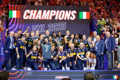 ITALIA VINCE LA VNL 2025 A LODZ