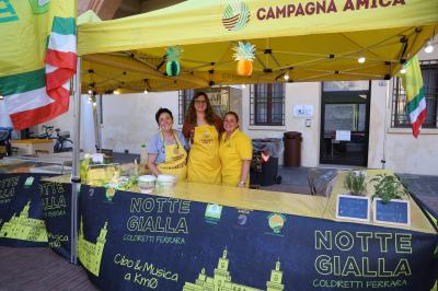 NOTTE GIALLA COLDIRETTI PIAZZA MUNICIPALE