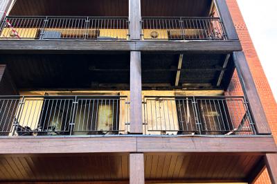 INCENDIO BALCONE DARSENA CITY