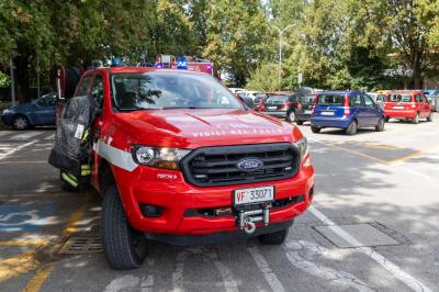INCENDIO AUTO VIA PIOPPA PONTEGRADELLA