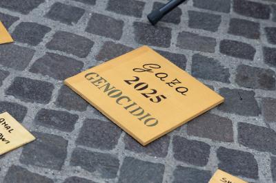 LETTURA NOMI MORTI GENOCIDIO GAZA