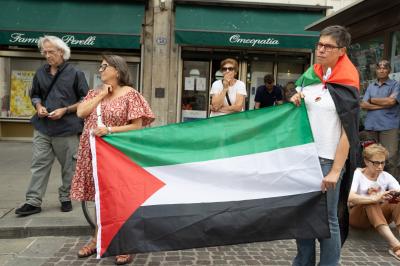 LETTURA NOMI MORTI GENOCIDIO GAZA