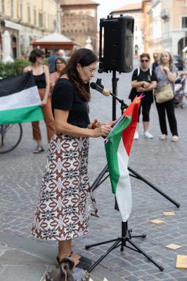 LETTURA NOMI MORTI GENOCIDIO GAZA