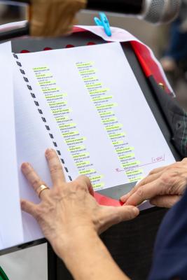 LETTURA NOMI MORTI GENOCIDIO GAZA