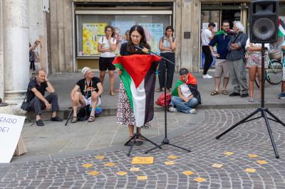 LETTURA NOMI MORTI GENOCIDIO GAZA