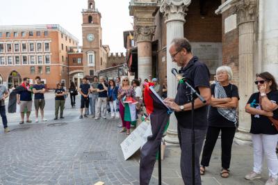 LETTURA NOMI MORTI GENOCIDIO GAZA