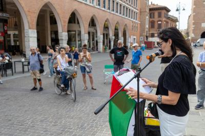 LETTURA NOMI MORTI GENOCIDIO GAZA