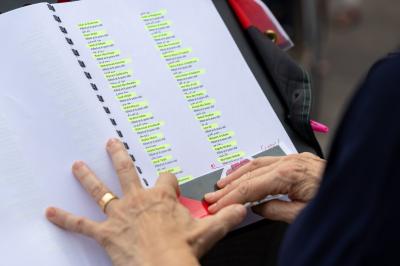 LETTURA NOMI MORTI GENOCIDIO GAZA