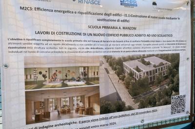 CANTIERE SCUOLA MANZONI FERRARA