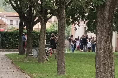 INCENDIO PALAZZINA VIA BASSO SAN BIAGIO