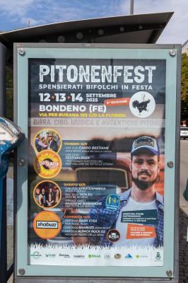 PUBBLICITA' PITONEN FEST FERRARA