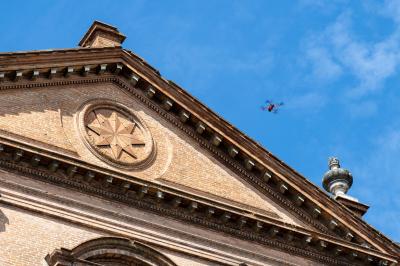 CONTROLLI CON DRONE CHIESA SAN DOMENICO