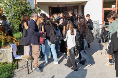 PRIMO GIORNO DI SCUOLA LICEO CARDUCCI