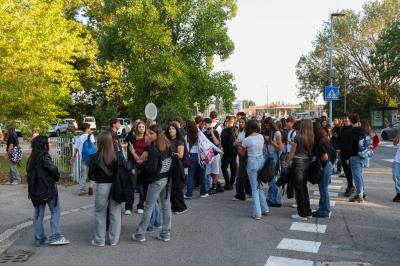 PRIMO GIORNO DI SCUOLA LICEO CARDUCCI