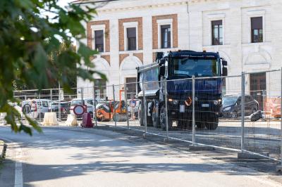 PROTESTA ESERCENTI VIA FORO BOARIO