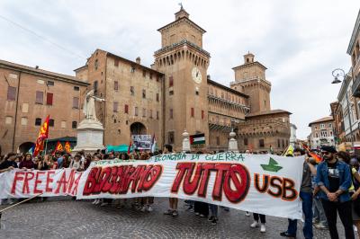MANIFESTAZIONE PRO GAZA FERRARA