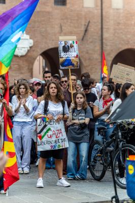 MANIFESTAZIONE PRO GAZA FERRARA