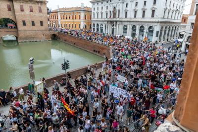 MANIFESTAZIONE PRO GAZA FERRARA