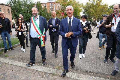 VISITA MINISTRO ABODI FERRARA SPORT FESTIVAL