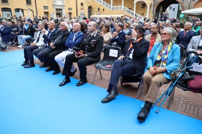 VISITA MINISTRO ABODI FERRARA SPORT FESTIVAL