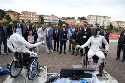 VISITA MINISTRO ABODI FERRARA SPORT FESTIVAL