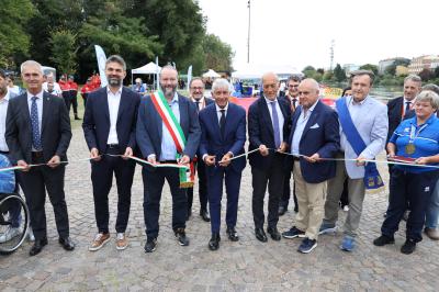 VISITA MINISTRO ABODI FERRARA SPORT FESTIVAL