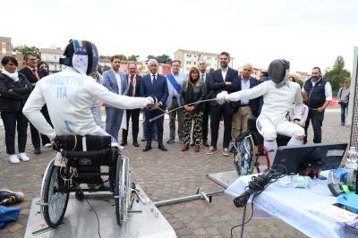 VISITA MINISTRO ABODI FERRARA SPORT FESTIVAL