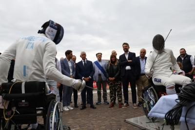 VISITA MINISTRO ABODI FERRARA SPORT FESTIVAL