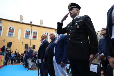 VISITA MINISTRO ABODI FERRARA SPORT FESTIVAL