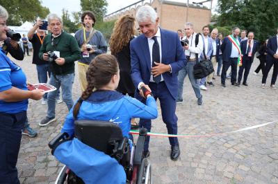VISITA MINISTRO ABODI FERRARA SPORT FESTIVAL