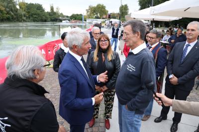 VISITA MINISTRO ABODI FERRARA SPORT FESTIVAL